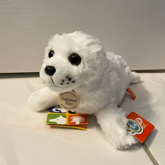 Wild Republic white seal stuff animal - Picture 5 of 7